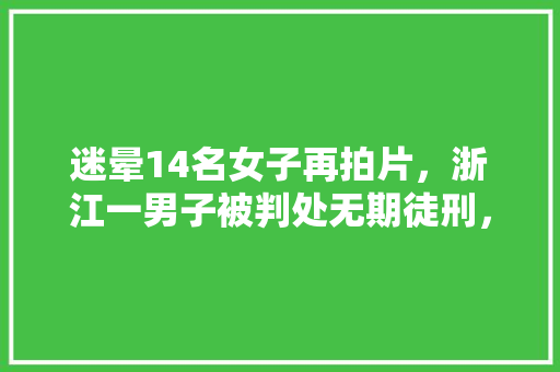 迷晕14名女子再拍片，浙江一男子被判处无期徒刑，怎么回事， 教育科普