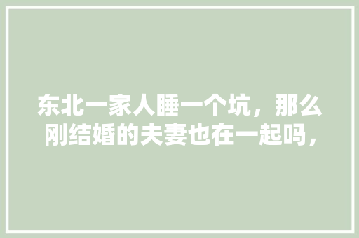 东北一家人睡一个坑，那么刚结婚的夫妻也在一起吗，公务人员考试试题