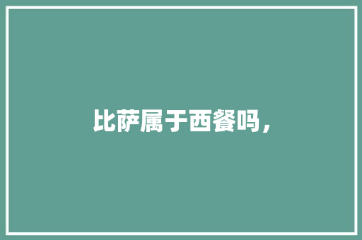 比萨属于西餐吗， 大学排名