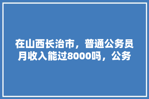 在山西长治市，普通公务员月收入能过8000吗，公务员考试题15.31.63 大学排名