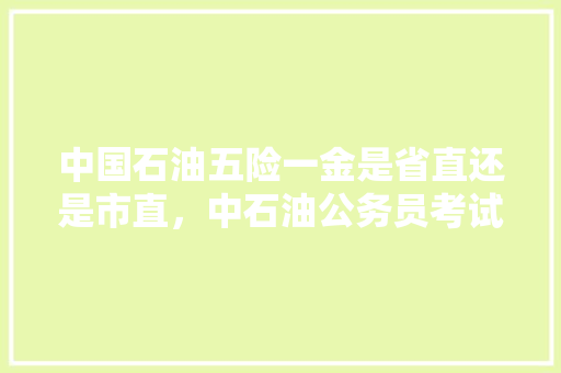 中国石油五险一金是省直还是市直，中石油公务员考试题库及答案 建筑考试