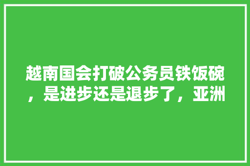 越南国会打破公务员铁饭碗，是进步还是退步了，亚洲公务员考试题目及答案 建筑考试