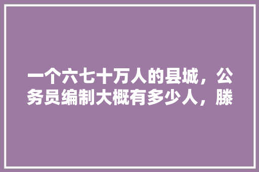 一个六七十万人的县城，公务员编制大概有多少人，滕州公务员考试题及答案 建筑考试