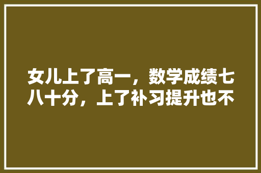 女儿上了高一，数学成绩七八十分，上了补习提升也不大，该怎么办，松滋公务员考试题型有哪些 专业填报